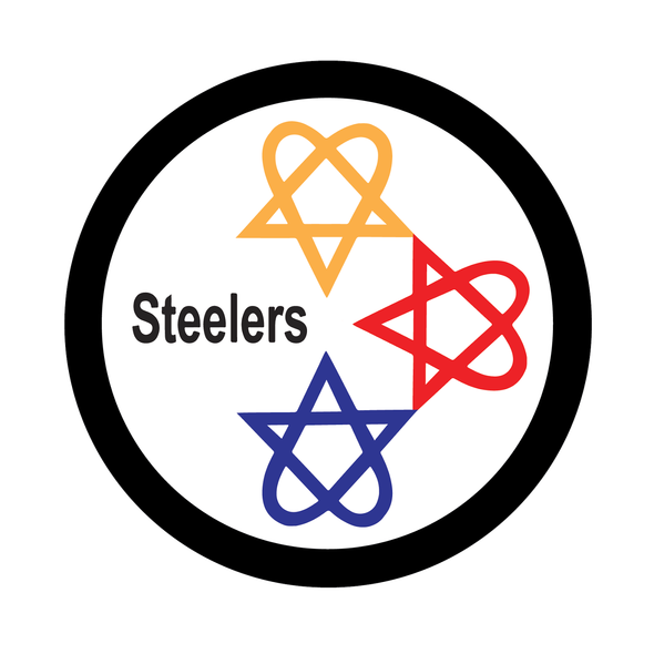 Pittsburgh Steelers Heavy Metal Logo fabric transfer